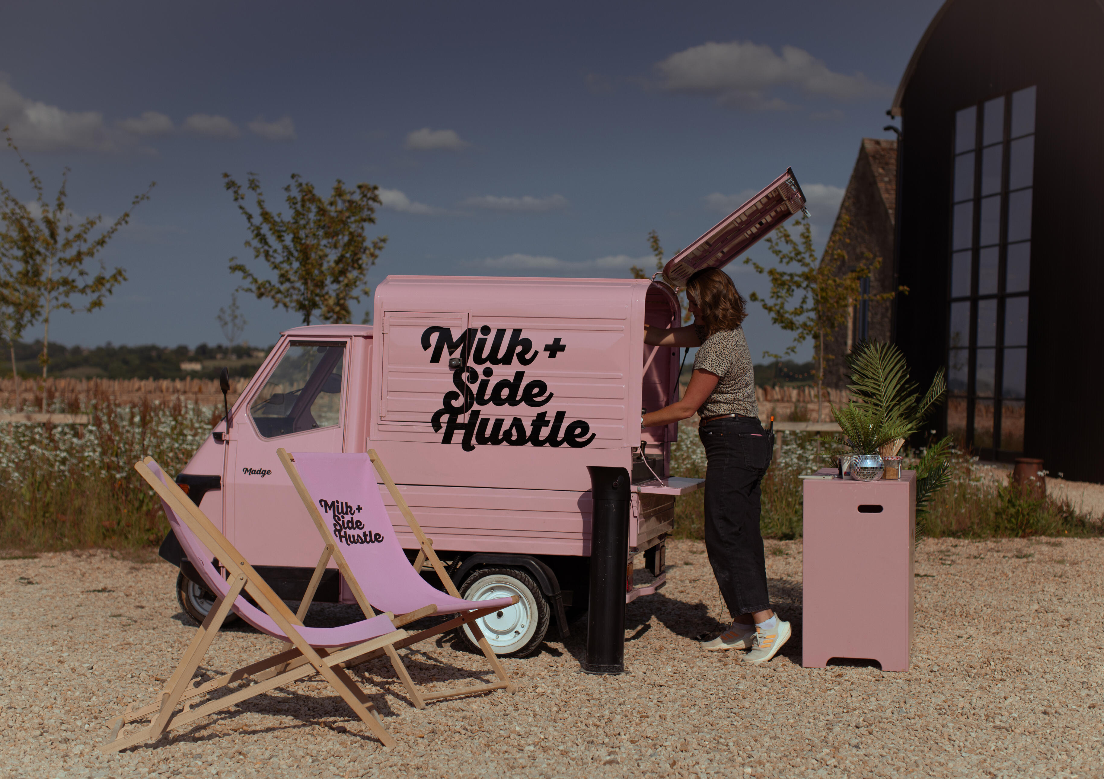 Milk + Side Hustle cup